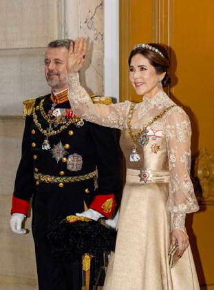 01-01-2026 Amalienborg Queen Mary and King Frederik arrive for the New Years reception at Christian palace in Copenhagen, Denmark. Â  Copyright: xPPEx