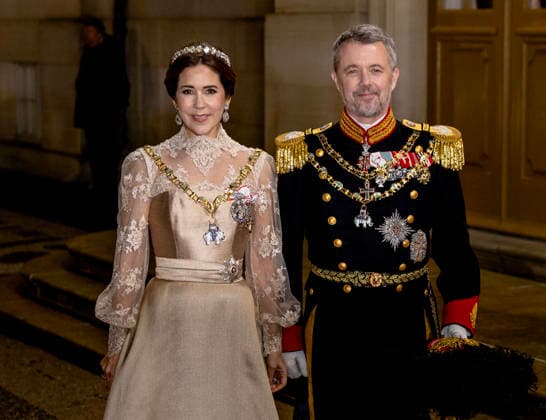 01-01-2026 Amalienborg Queen Mary and King Frederik arrive for the New Years reception at Christian palace in Copenhagen, Denmark. Â  Copyright: xPPEx