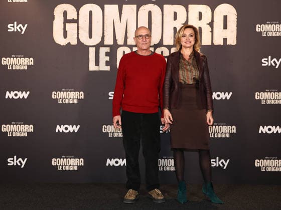 Rome, Barberini Cinema, photocall for the Sky series Gomorrah: The Origins. Pictured: Leonardo Fasoli, Maddalena Ravagli (screenwriters)  Copyright: xMarcoxProvvisionatox xipa-agency.netx xMarcoxProvvisionatox IPA_Agency_IPA69625938