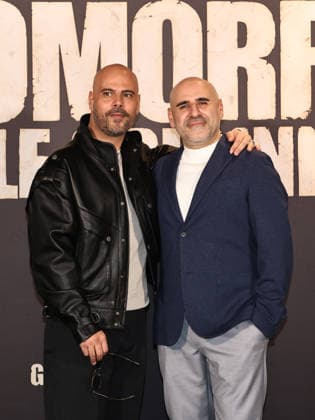 Rome, Barberini Cinema, photocall for the Sky series Gomorrah: The Origins. Pictured: Marco D Amore, Francesco Ghiaccio (directors)  Copyright: xMarcoxProvvisionatox xipa-agency.netx xMarcoxProvvisionatox IPA_Agency_IPA69625940