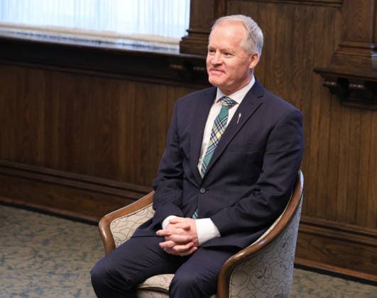 January 2, 2026, Calgary, Ab, Canada: Alberta MLA Grant Hunter smiles after being sworn-in as the new Minister of Environment and Protected Areas at McDougall Centre in Calgary on Friday, Jan. 2, 2026. Calgary Canada  - ZUMAc35_ 20260102_zaf_c35_006 Copyright: xGavinxYoungx