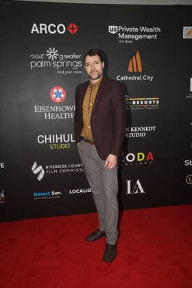 January 2, 2026, Palm Springs, California, USA: JOHN FLEMING ( Modern Whore ), arrives on the red carpet for the Opening Night screening of Calle Malaga Palm Springs USA - ZUMAp226 20260102_zep_p226_006 Copyright: xPatrickxPerezx