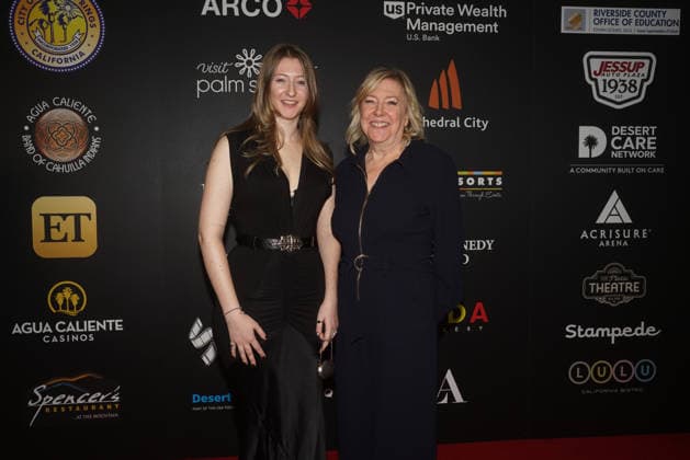 January 2, 2026, Palm Springs, California, USA: NATASHA JARRETT and Director SARAH JUSTINE (Ã¢â‚¬oeSweet StoryÃ¢â‚¬Â), arrive on the red carpet for the Opening Night screening of Calle Malaga Palm Springs USA - ZUMAp226 20260102_zep_p226_019 Copyright: xPatrickxPerezx