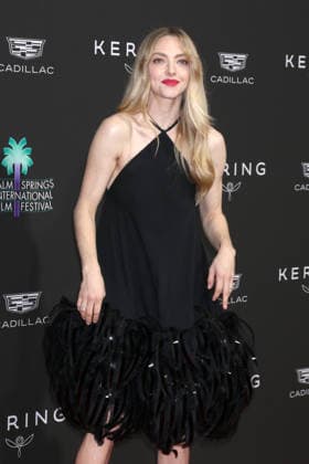 January 4, 2026, Palm Springs, Ca, USA: LOS ANGELES - JAN 3: Amanda Seyfried at 37th Palm Springs International Film Festival Gala at the Convention Center on January 3, 2026 in Palm Springs, CA Palm Springs USA - ZUMAb170 20260104_aap_b170_070 Copyright: xKayxBlakex
