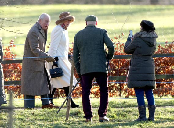 King Charles III and Queen Camilla, attended the Sunday morning service at St. Mary Magdalene church in Sandringham. King Charles III, Sandringham, Norfolk, on 4th January, 2026 