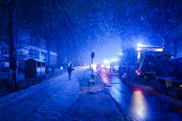 Stromausfall im Hubertuskrankenhaus Berlin Zehlendorf in Berlin. Zehntausende Haushalte sind seit Samstagmorgen im Berliner Südwesten ohne Strom, bei Minusgraden und Schneefall. Grund dafür ist ein Anschlag von Linksextremisten, Vulkangruppe. Berlin 04.01.2026 Stromausfall nach Anschlag im Südwesten von Berlin *** Power outage at Hubertuskrankenhaus Berlin Zehlendorf in Berlin Tens of thousands of households have been without power in south-west Berlin since Saturday morning, in sub-zero temperatures and snowfall The reason for this is an attack by left-wing extremists, Vulkan Group Berlin 04 01 2026 Power outage after attack in south-west Berlin