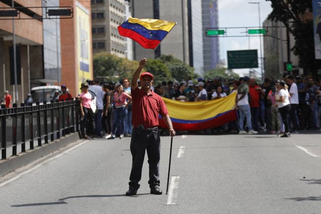 Demonstration held in Caracas amid political developments in Venezuela CARACAS, VENEZUELA - JANUARY 04: Supporters of Venezuelan President Nicolas Maduro gather during a demonstration in Caracas, Venezuela, on January 04, 2026. The protest follows political developments involving Maduro, after his detention and transfer to the United States, according to official statements. Maduro’s son, a member of Venezuela’s National Assembly, called on supporters to mobilize amid heightened political tensions. Pedro Mattey Anadolu Caracas Venezuela. Editorial use only. Please get in touch for any other usage.  Copyright: x2026xAnadoluxPedroxMatteyx