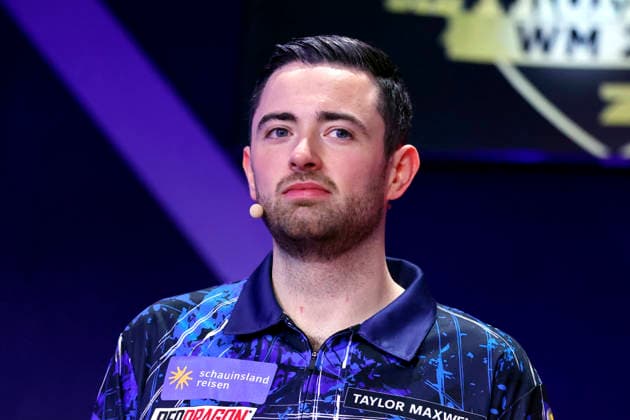 Profi-Dartspieler Luke Humphries (Cool Hand Luke) bei der Pro7 Promi-Darts-WM 2026 im Maritim Hotel Bonn. Bonn, 04.01.2026 NRW Deutschland Copyright: xChristophxHardtx