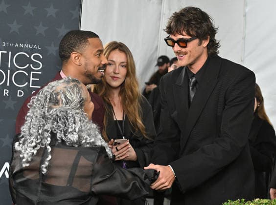 31st Annual Critics Choice Awards - Arrivals Donna Jordan, Michael B. Jordan and Jacob Elordi arriving to the 31st Annual Critics Choice Awards held at Barker Hanger on January 4, 2026 in Santa Monica, Ca. Santa Monica Barker Hanger California USA Copyright: xLisaxOConnor xAFF-USA.COMx