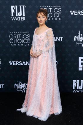 January 4, 2026, Los Angeles, California, USA: Ariana Grande on the red carpet of the 31st Critics Choice Awards on Sunday January 4, 2026 at the Barker Hanger in Santa Monica, California. JAVIER ROJAS PI Los Angeles USA - ZUMAp124 20260104_zaa_p124_012 Copyright: xJavierxRojasx
