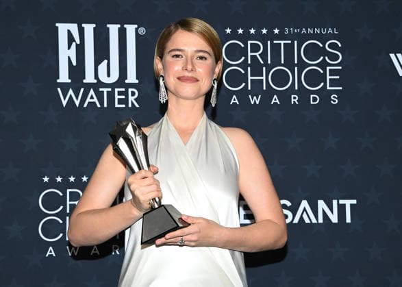 31st Annual Critics Choice Awards - Pressroom Jessie Buckley in the press room at the 31st Annual Critics Choice Awards held at Barker Hanger on January 4, 2026 in Santa Monica, Ca. Santa Monica Barker Hanger California USA Copyright: xTammiexArroyox xAFF-USA.comx