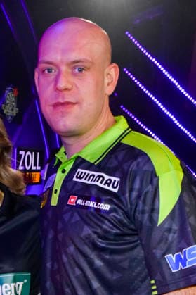 abb: Michael van Gerwen Teilnehmer bei der Promi Darts WM auf Pro Sieben im Maritim Hotel am 04.01.2026 in Bonn NRW Deutschland