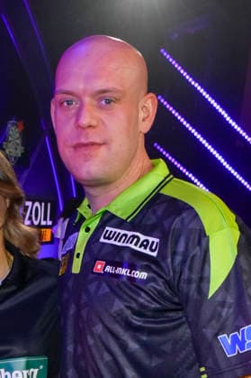 abb: Michael van Gerwen Teilnehmer bei der Promi Darts WM auf Pro Sieben im Maritim Hotel am 04.01.2026 in Bonn NRW Deutschland
