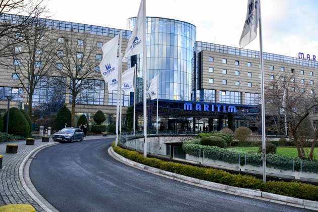 abb: AussenansichtEingangsbereich Maritim Hotel Bonn am 04.01.2026 in Bonn NRW Deutschland