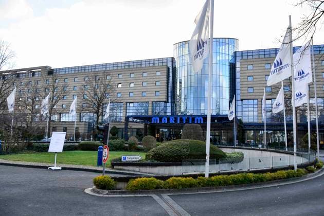 abb: AussenansichtEingangsbereich Maritim Hotel Bonn am 04.01.2026 in Bonn NRW Deutschland