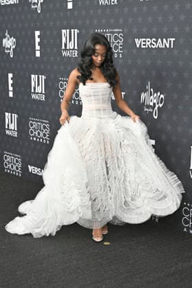Aliyah Mastin bei der Verleihung der 31. Critics Choice Awards 2026 im Barker Hangar. Santa Monica, 04.01.2026