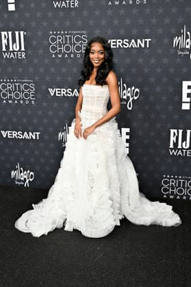Aliyah Mastin bei der Verleihung der 31. Critics Choice Awards 2026 im Barker Hangar. Santa Monica, 04.01.2026