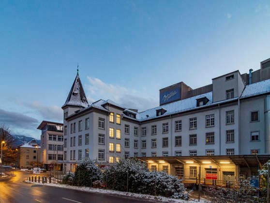 factory of Mondelez International for Milka chocolate Bludenz Alpenregion Vorarlberg Austria
