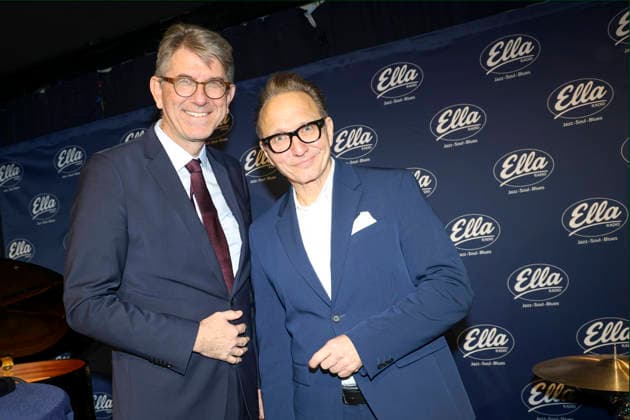 Ella Radio - Jazz, Soul und Blues , Programmstart in Berlin und Potsdam, 05.01.2026 Senderchef Oliver Dunk und der Beauftragte der Bundesregierung für Kultur und Medien (BKM) Dr. Wolfram Weimer drücken um 12:00 Uhr den roten Knopf und Ella geht auf Sendung. 05.01.2026 im Zig Zag Jazz Club Berlin Zig Zag Jazz Club Berlin Germany Copyright: xBrigittexDummerx