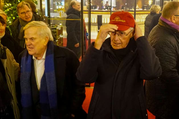 cntv: Eugen Block mit ex Fussballer Harry Baehre HSV beim Neujahrsempfangs Punsch unterm Dach 2026 im Hotel Grand Elysee in Hamburg Hamburg Deutschland