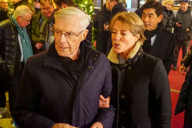 cntv: Eugen Block Vater mit seiner tochter Christina Block der Gruender der Steakhauskette Block House beim Neujahrsempfangs Punsch unterm Dach 2026 im Hotel Grand Elysee Hamburg Deutschland