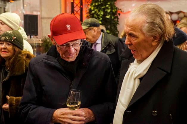 cntv:: Eugen Block mit Juergen Hunke Unternehmer beim Neujahrsempfangs Punsch unterm Dach 2026 im Hotel Grand Elysee Hamburg Deutschland