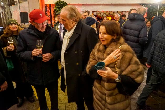cntv:: Eugen Block mit Juergen Hunke Claudia Obert Unternehmer beim Neujahrsempfangs Punsch unterm Dach 2026 im Hotel Grand Elysee Hamburg Deutschland