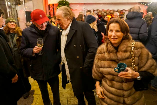 cntv:: Eugen Block mit Juergen Hunke Claudia Obert Unternehmer beim Neujahrsempfangs Punsch unterm Dach 2026 im Hotel Grand Elysee Hamburg Deutschland
