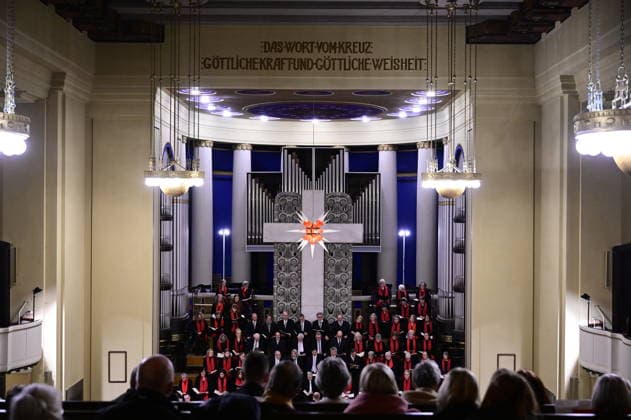 Johann Sebastian Bach Weihnachtsoratorium Kantaten 4 bis 6, Bachchor Görlitz, Neue Lausitzer Philharmonie, Leitung KMD Reinhard Seeliger, Orgel: Katy von Ramin, Solisten: Liudmila Lokaichuk, Annekathrin Laabs, Timo Rößner, Christian Henneberg, Mareike Riechen, Kreuzkirche. Görlitz, 05.01.2026 Copyright: xMatthiasxWehnertx