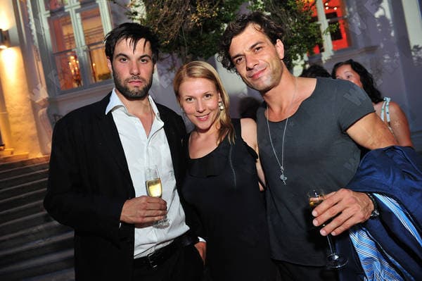 Maxilimian Simonischek, Franziska Weisz and Kai Schumann at Thomas Sabo Parfum Launch of Charm Kiss at Palais Schoenburg. Vienna, Austria - 14.07.2011. WENN 9456862.jpg