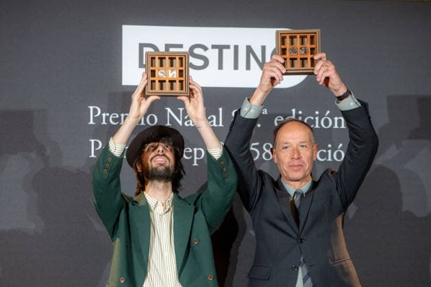 82nd Nadal Novel Prize and 58th Josep Pla Prize for prose in Catalan The writer David Uclés i , winner of the 82nd Nadal Prize with La ciudad de las luces muertas and the philosopher Francesc Torralba d , winner of the Josep Pla Prize with Anatomia de l esperança , pose during the ceremony of the 82nd Nadal Novel Prize and the 58th Josep Pla Prize for prose in Catalan, at the Palace Hotel, on January 6, 2026, in Barcelona, Catalonia Spain The Nadal Novel Prize and the 58th Josep Pla Prize for prose in Catalan will be awarded on Epiphany night, with a prize of 30,000 euros for the first and 10,000 euros for the second 06 JANUARY 2026 Lorena Sopê Barcelona Catalunya Catalunya Catalunya Spain  Copyright: xLorenaxSopÃªnax 7200951
