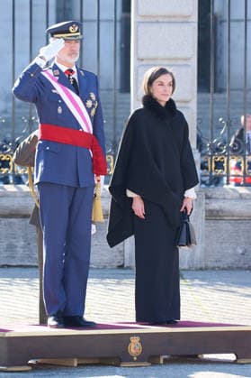 Spanish Royals attend the Pascua Militar ceremony in Madrid - 06 Jan 2025 King Felipe VI of Spain and Queen Letizia of Spain attend the Pascua Militar ceremony at the Royal Palace. Madrid Spain Copyright: xAtilanoxGarciax xSOPAxImagesx photos01613