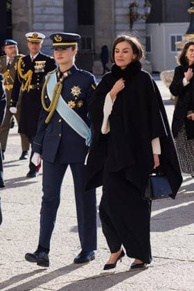 January 6, 2026, Madrid, Spain: Queen Letizia of Spain and Crown Princess Leonor of Spain attend the Pascua Militar ceremony at the Royal Palace. Madrid Spain - ZUMAs197 20260106_aaa_s197_187 Copyright: xAtilanoxGarciax