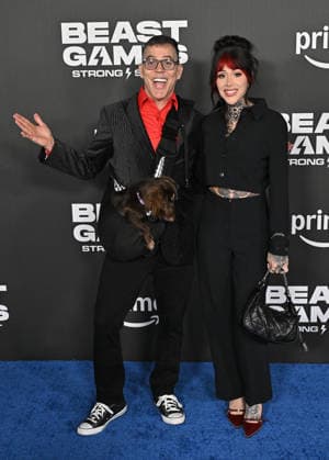 ˜Beast Games™ Season Two Los Angeles VIP Screening Steve-O and Koral Bickel arriving to the Beast Games? season two Los Angeles VIP screening held at the Academy Museum of Motion Pictures on January 6, 2026 in Los Angeles, Ca. Los Angeles Academy Museum of Motion Pictures California USA Copyright: xStarbuck xAFF-USA.COMx