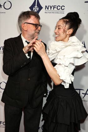 Arrivals for the 91st Annual New York Film Critics Circle Awards Featuring: Paul Thomas Anderson and Chase Infiniti Where: New York, New York, United States When: 06 Jan 2026 Credit: Dave Allocca Starpix INSTARimages EDITORIAL USE ONLY. NOT FOR USE BY NEWSPAPERS BASED IN THE UK. Copyright: xx instar55365897