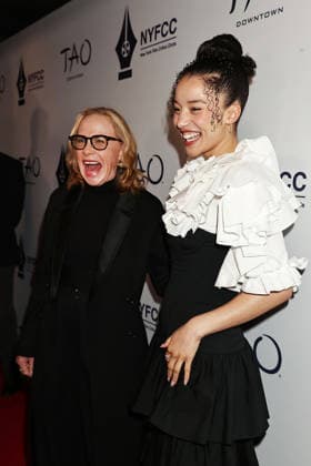 Arrivals for the 91st Annual New York Film Critics Circle Awards Featuring: Amy Madigan and Chase Infiniti Where: New York, New York, United States When: 06 Jan 2026 Credit: Dave Allocca Starpix INSTARimages EDITORIAL USE ONLY. NOT FOR USE BY NEWSPAPERS BASED IN THE UK. Copyright: xx instar55365901