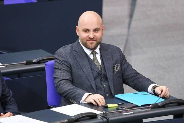 Berlin, Deutschland, 19.12.2025: Deutscher Bundestag: 51. Bundestagssitzung: Markus Frohnmaier, AfD *** Berlin, Germany, 19 12 2025 German Bundestag 51 Bundestag session Markus Frohnmaier, AfD Copyright: xdtsxNachrichtenagenturx dts_100913