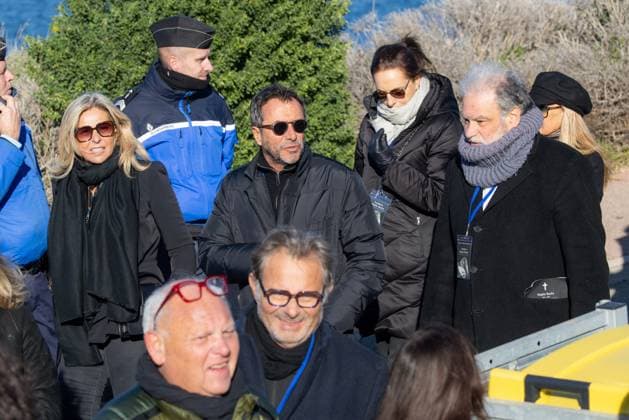 Public Tribute to Brigitte Bardot at The Pre Des Pecheurs - Saint-Tropez Bernard Montiel, Caroline Margeridon during public tribute to Brigitte Bardot at the Pré des Pêcheurs, in the La Ponche district of Saint-Tropez after Brigitte Bardot s Funerals on January 7, 2026 in Saint-Tropez, France. Photo by Shootpix ABACAPRESS.COM Saint-Tropez France  Copyright: xShootpix ABACAx
