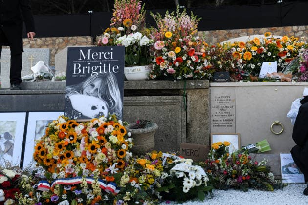Brigitte Bardot s Grave at The Marine Cemetery - Saint-Tropez Illustration of Brigitte Bardot s grave, whose funeral took place this afternoon in Saint Tropez, on January 7, 2026. Photo by Florian Poitout ABACAPRESS.COM. Saint-Tropez France  Copyright: xPoitoutxFlorian ABACAx