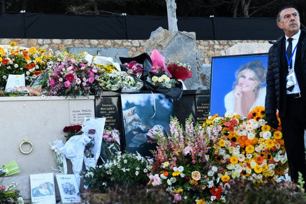 Brigitte Bardot s Grave at The Marine Cemetery - Saint-Tropez Illustration of Brigitte Bardot s grave, whose funeral took place this afternoon in Saint Tropez, on January 7, 2026. Photo by Florian Poitout ABACAPRESS.COM. Saint-Tropez France  Copyright: xPoitoutxFlorian ABACAx