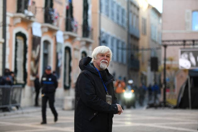 Brigitte Bardot Funeral - Saint-Tropez Paul Watson arriving at Notre-Dame de l Assomption church, for the funeral ceremony for late French actress Brigitte Bardot, in Saint-Tropez, southeastern France, on January 7, 2026. French film sensation Brigitte Bardot, a symbol of sexual liberation in the 1950s and 1960s who reinvented herself as an animal rights defender and embraced far-right views, died on Decmber 28, 2025 aged 91. Photo by Florian Poitout ABACAPRESS.COM Saint-Tropez France  Copyright: xPoitoutxFlorian ABACAx