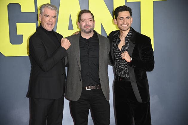 UK Gala Screening of Giant at PictureHouse Central in London, UK, 7 January 2026 Pierce Brosnan, Rowan Athale and Amir El-Masry attend the UK gala screening of Giant at PictureHouse Central in London, UK, 7 January 2026, Credit:Justin Ng Avalon United Kingdom, London  Copyright: xJustinxNgx xAvalonx 1064050248