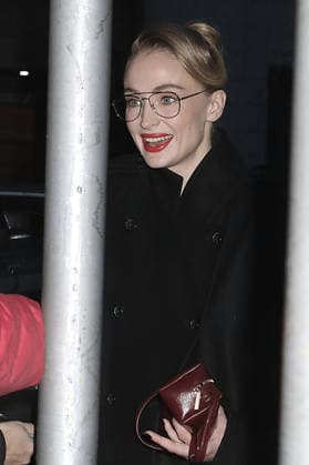 NEW YORK, NY - JANUARY 7: Sophie Turner seen at CBS Mornings on January 7, 2026 in New York City. Copyright: xRWx