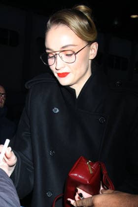 NEW YORK, NY - JANUARY 7: Sophie Turner seen at CBS Mornings on January 7, 2026 in New York City. Copyright: xRWx