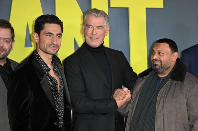 Celebrities attend the ˜Giant™ UK Gala Screening at Picturehouse Central in London Featuring: Amir El-Masry, Pierce Brosnan, Prince Naseem Hamed Where: London, United Kingdom When: 07 Jan 2026 Credit: Cover Images EDITORIAL USE ONLY. NOT FOR USE BY NEWSPAPERS BASED IN THE UK. Copyright: xx coverimg55366944