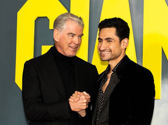 GIANT PREMIERE, London, 7 January 2026 Pierce Brosnan and Amir El-Masry attend the Giant premiere at Picturehouse Central in London on 7th January 2026, Credit:Avalon  Copyright: xAvalonx 1064102000
