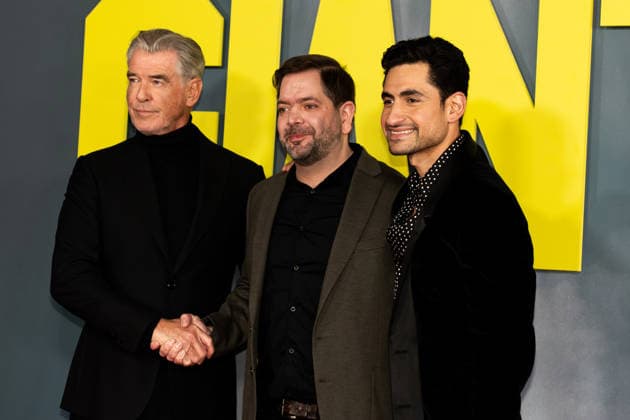 GIANT PREMIERE, London, 7 January 2026 Pierce Brosnan, Rowan Athale and Amir El-Masry attend the Giant premiere at Picturehouse Central in London on 7th January 2026, Credit:Avalon  Copyright: xAvalonx 1064102006