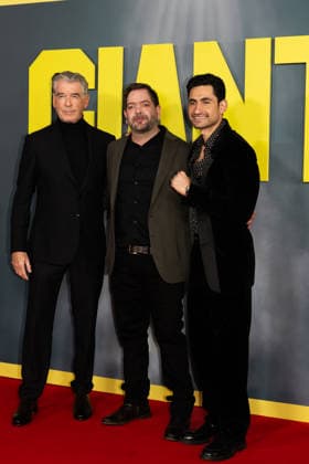GIANT PREMIERE, London, 7 January 2026 Pierce Brosnan, Rowan Athale and Amir El-Masry attend the Giant premiere at Picturehouse Central in London on 7th January 2026, Credit:Avalon  Copyright: xAvalonx 1064102016