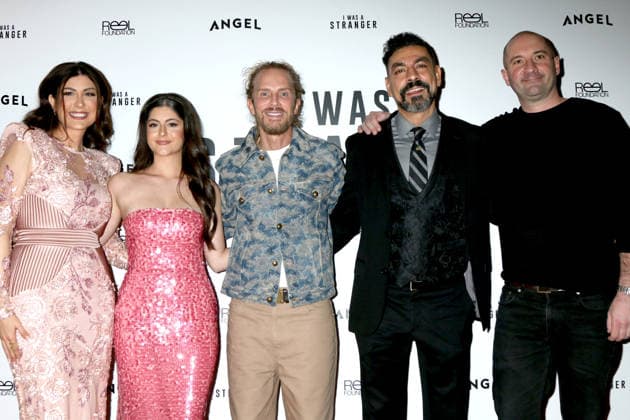 USA - I Was a Stranger Premiere - Century City LOS ANGELES - JAN 6: Nour Bitar, Massa Daoud, Brandt Andersen, Ayman Samman, guest at I Was a Stranger Premiere at the AMC 15 Theaters on January 6, 2026 in Century City, CA Century City CA USA  Copyright: xKathyxHutchinsx xHutchinsxPhotox
