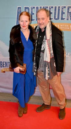 Harold Faltermeyer mit Eherau Birgitt - Premiere ABENTEUERLAND Das Musical mit den Hits von PUR im Deutsches Theater - Muenchen